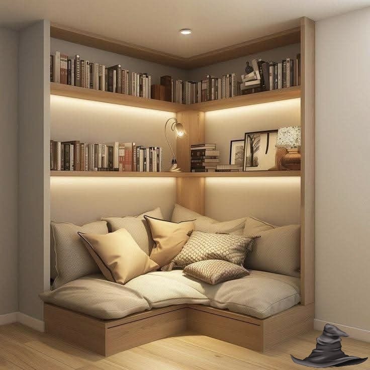 Cozy Corner Reading Area – Perfect Nook for Book Lovers