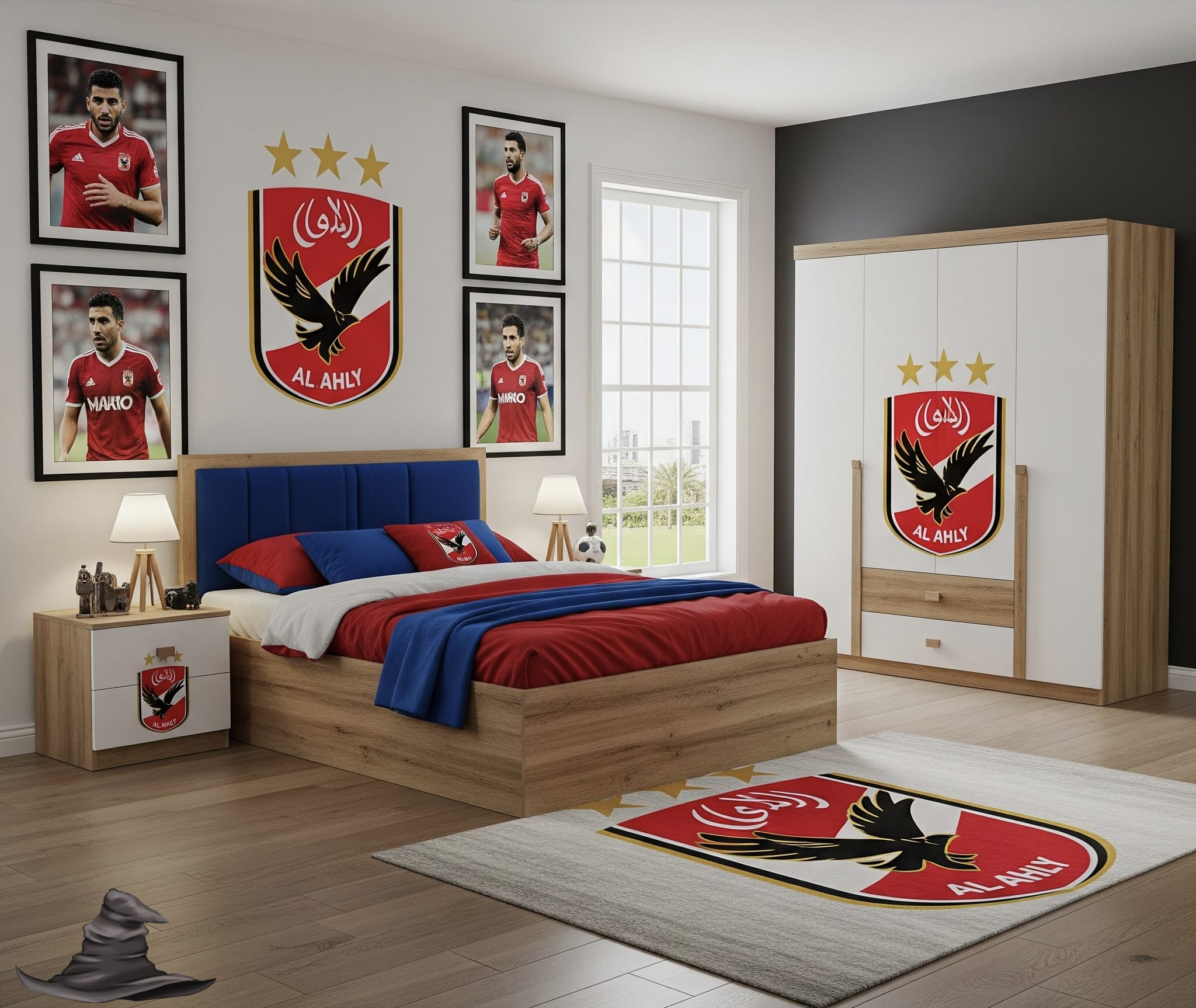 AlAhli Living Room – Elegant Design Inspired by AlAhli FC