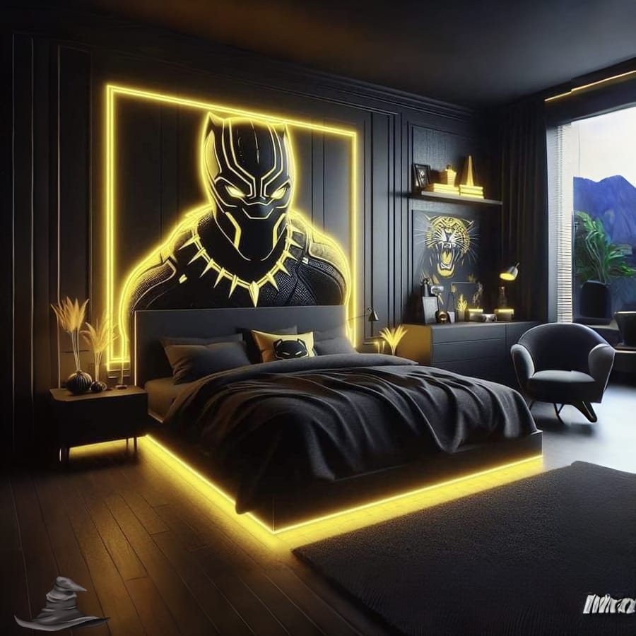 Black Panther Bedroom – Wakandan Inspired Room Design