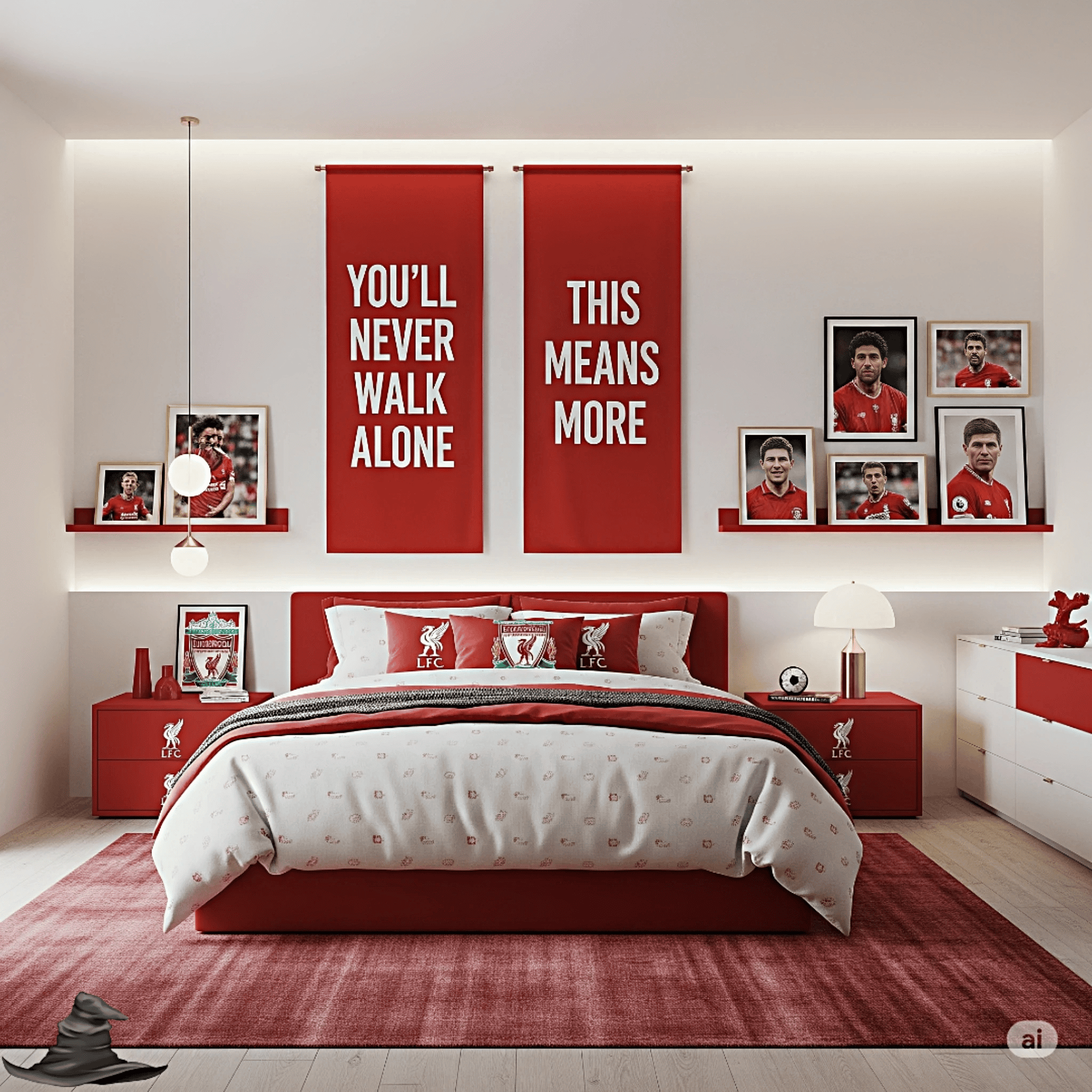 Liverpool Room – Classic Design Inspired by Liverpool FC