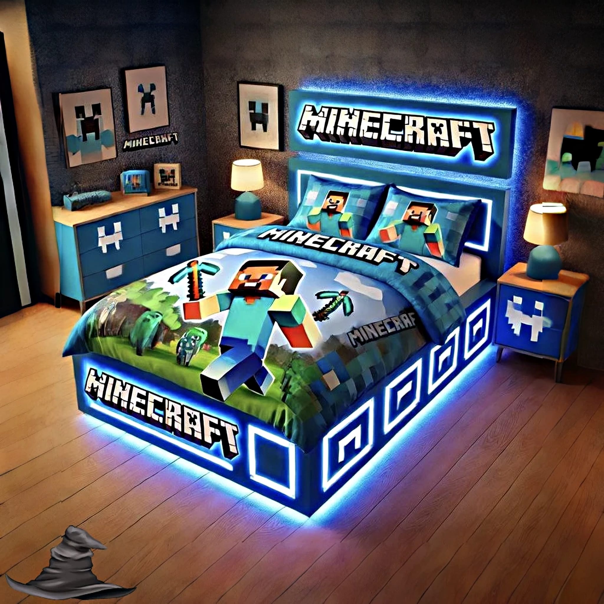 Minecraft Room – Creative and Pixelated Design Inspired by the Game