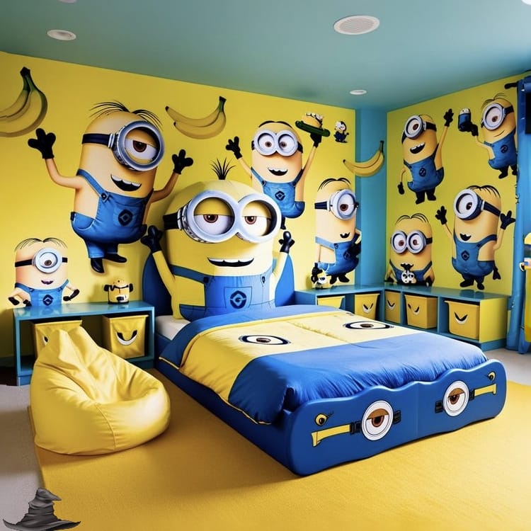 Minions-Themed Room – Bright and Cheerful Decor